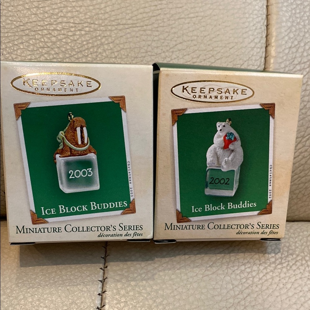 Keepsake Ice Block Buddies Ornaments